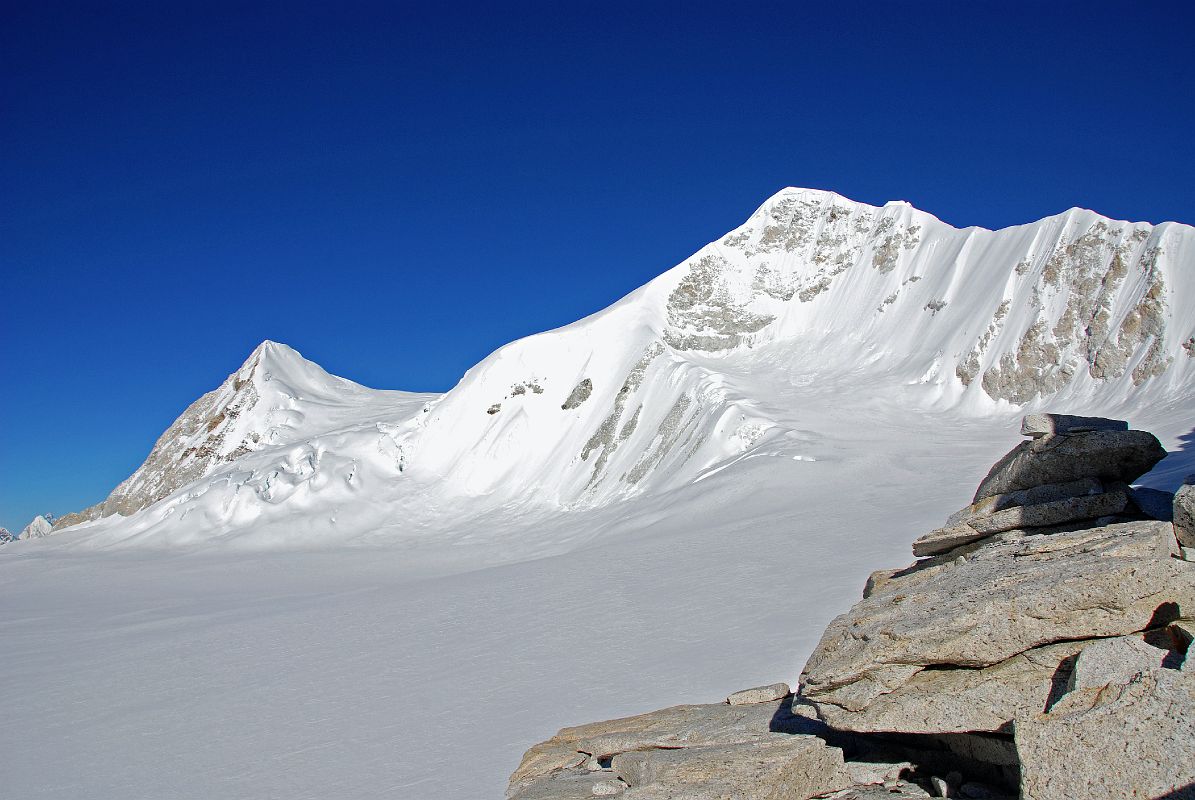 10 8 Glacier To West Col, Little Baruntse From East Col